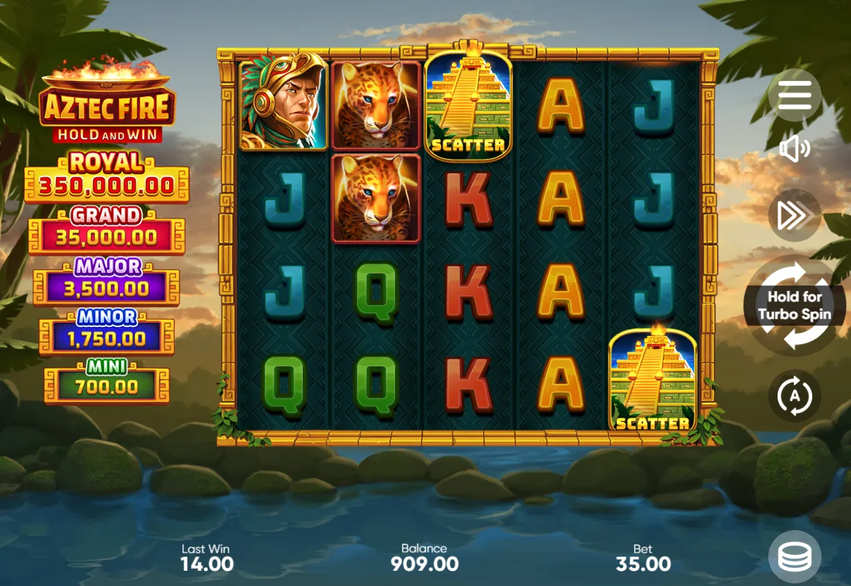 Aztec Fire: Hold and Win